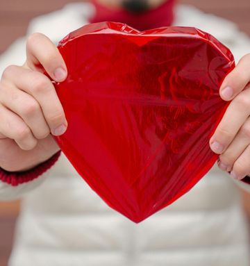 A man is taking care of his heart health with IF A man is taking care of his heart health